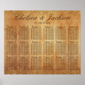 Goud Confetti en  grunge - 18 Zitkuur Poster (Voorkant)