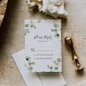 Goud Confetti Eucalyptus Foliage RSVP