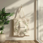 Goud Confetti Eucalyptus Foliage Tote Bag