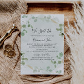 Goud Confetti Eucalyptus We hebben nog steeds een  Kaart