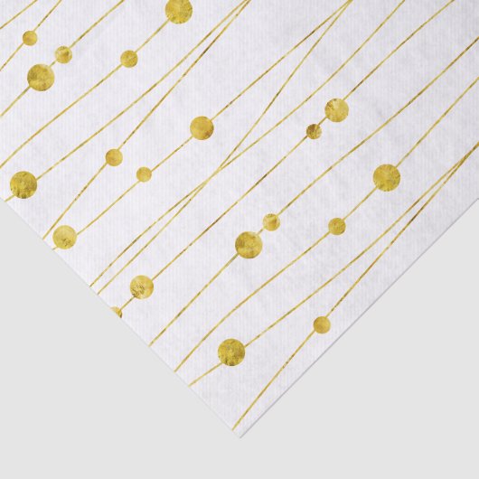 Goud Confetti-weefselpapier Tissuepapier (Detail)