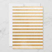 Goud Confetti + witte Florence Kaart (Achterkant)