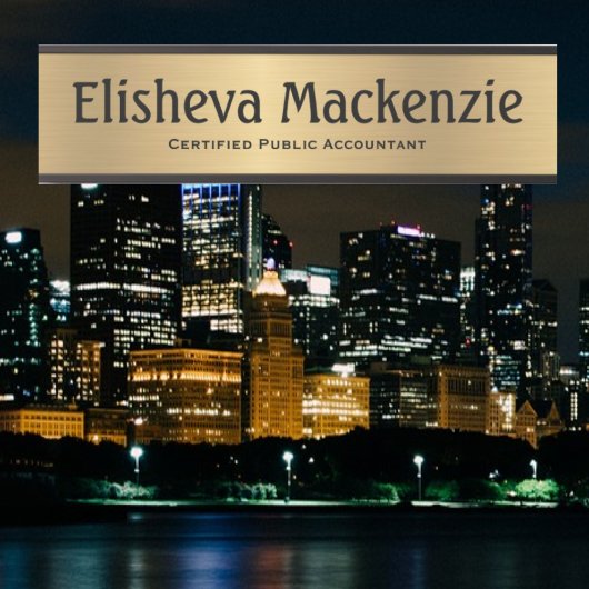 Goud CPA Kantoor Deurteken Naam Bord Deurbordje