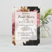 Goud Crème Roze Zwart Cowgirl Koeienhuid Kaart (Staand voorkant)