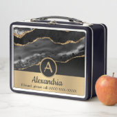 Goud Custom Monogram Naam Luxe Chique (In situ)