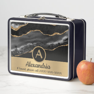 Goud Custom Monogram Naam Luxe Chique