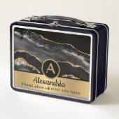 Goud Custom Monogram Naam Luxe Chique (Voorkant)