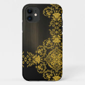 Goud  Damask Case-Mate iPhone Case (Achterkant)