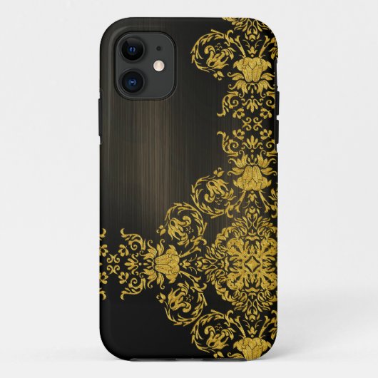 Goud Damask Case-Mate iPhone Case (Achterkant)