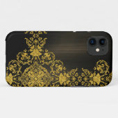 Goud Damask Case-Mate iPhone Case (Achterkant (horizontaal))