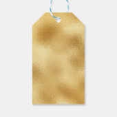  Goud Dank u Glam Bruiloft Party Elegantie Cadeaulabel (Achterkant)