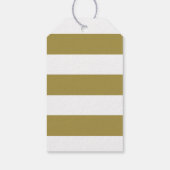 Goud Dank u Schattige Moderne Kalligrafie Party Fa Cadeaulabel (Achterkant)