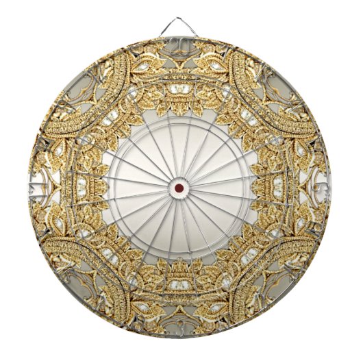 Goud  Dartboard Dartbord (Voorkant)