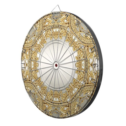 Goud Dartboard Dartbord (Voorkant Rechts)