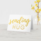 Goud dat een sociale stoornis verzendt kaart (Gele Bloem)