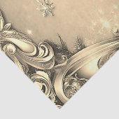 Goud decoratief vakantieweefsel papier (Detail)