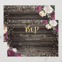 Goud Diamanten Bourgondië Bloemen Hout Kaart