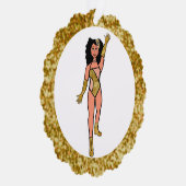 Goud & Diamanten Danser Ornament Kaart B (Rechts)