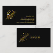 Goud & Diamanten Initiaal O Stardust Visitekaartje (Voorkant / Achterkant)