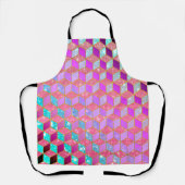Goud-diamantvormige hexagon in pasta schort (Voorkant)
