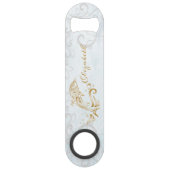 Goud Dolphin Aangepaste opening voor fles Speed Flessenopener (Voorkant)