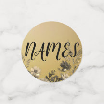 Goud Duidelijk & Eenvoudig Licht Bloemen Ontwerp T