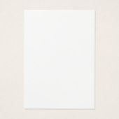 Goud, dunne, ketting display card visitekaartje (Achterkant)