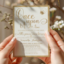 Goud Eens Een Keer Een Prinses Baby Shower