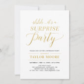 Goud | Eenvoudig modern Enterprise Retirement Part Kaart (Voorkant)