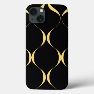 Goud, eenvoudig, modern, luxe golvend grafisch Case-Mate iPhone case