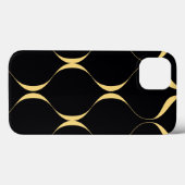 Goud, eenvoudig, modern, luxe golvend grafisch Case-Mate iPhone case (Achterkant (horizontaal))