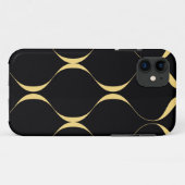 Goud, eenvoudig, modern, luxe golvend grafisch Case-Mate iPhone case (Achterkant (horizontaal))