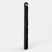 Goud, eenvoudig, modern, luxe golvend grafisch Case-Mate iPhone case (Achterkant/rechts)