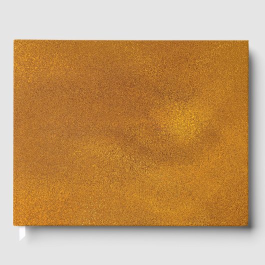 Goud effect gastenboek (Voorkant)