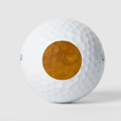 Goud effect golfballen (Voorkant)