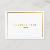 Goud effect, goudgrens visitekaartje (Voorkant)