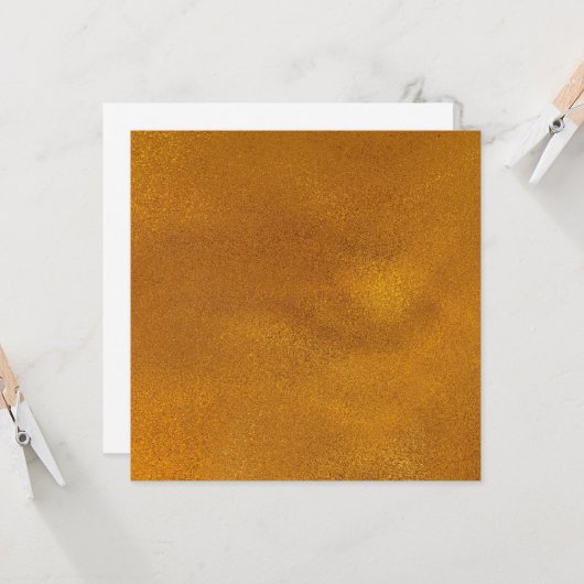 Goud effect kaart (Voorkant / Achterkant in situ)