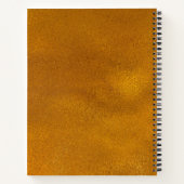 Goud effect notitieboek (Achterkant)
