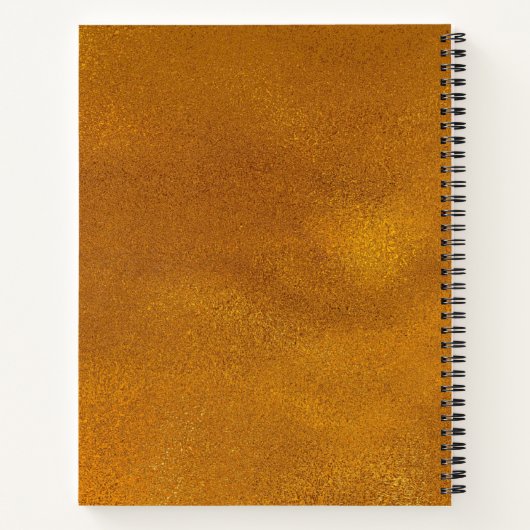 Goud effect notitieboek (Achterkant)