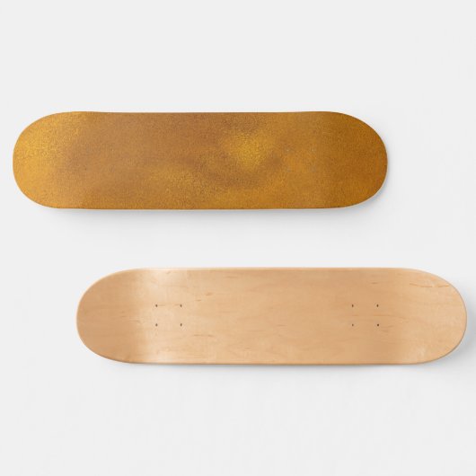 Goud effect persoonlijk skateboard (Horizontaal)