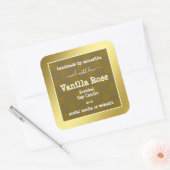 Goud Effect Product Verpakking Etiketten Professio (Envelop)