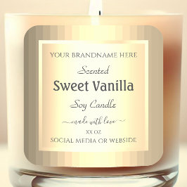 Goud Effect Product Verpakking Etiketten Professio