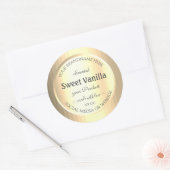 Goud Effect Product Verpakking Etiketten Professio (Envelop)