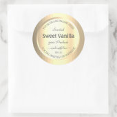 Goud Effect Product Verpakking Etiketten Professio (Tas)