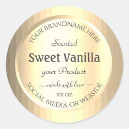 Goud Effect Product Verpakking Etiketten Professio