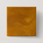 Goud effect vierkante button 5,1 cm (Voorkant)