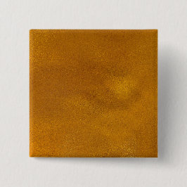 Goud effect vierkante button 5,1 cm