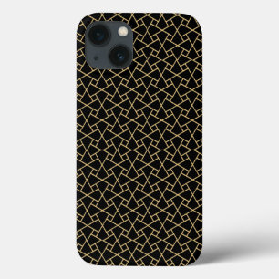 Goud-effect, Zwart Islamitisch Patroon iPad Mini C Case-Mate iPhone Case