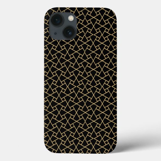Goud-effect, Zwart Islamitisch Patroon iPad Mini C Case-Mate iPhone Case (Achterkant)