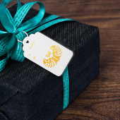 Goud Egyptisch symbool Scarab Kever Faux Glitter Cadeaulabels